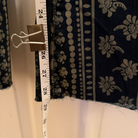 Free People Mantra Bali Flare Stretch Jean Denim Print 24 RARE - Picture 9 of 9